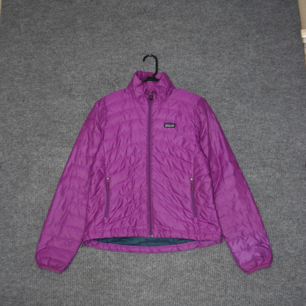 Patagonia Down Sweater‎ Jacket Womens S Purple 84682FA13 Puffer Coat